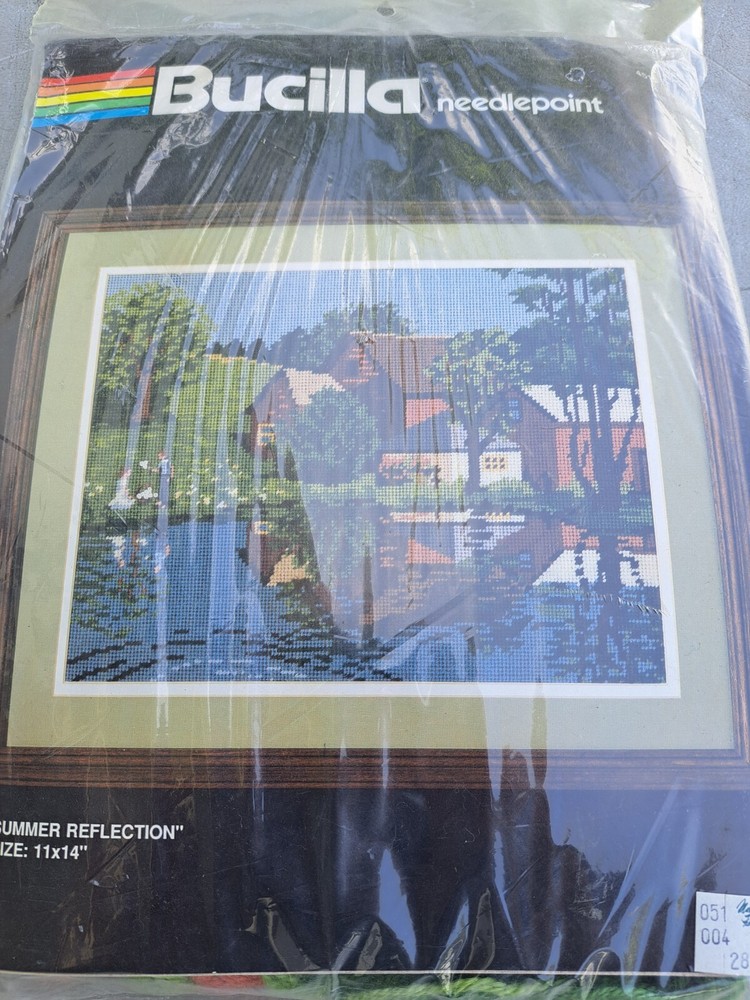 Bucilla needlepoint Summer Reflection #4518 sealed unopened