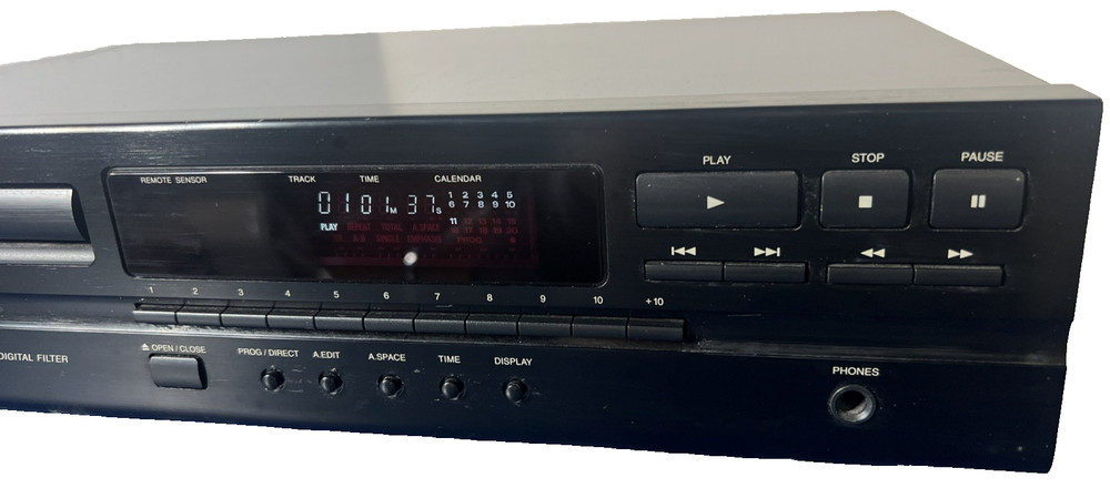 Denon DCD-615 CD Player - 20 Bit 8 Times Over Sampling Digital Filter TESTED!!