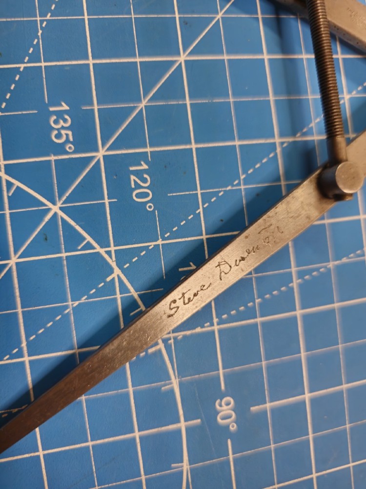 Vintage Lufkin 8½" Spring Inside Caliper Machinists Tool