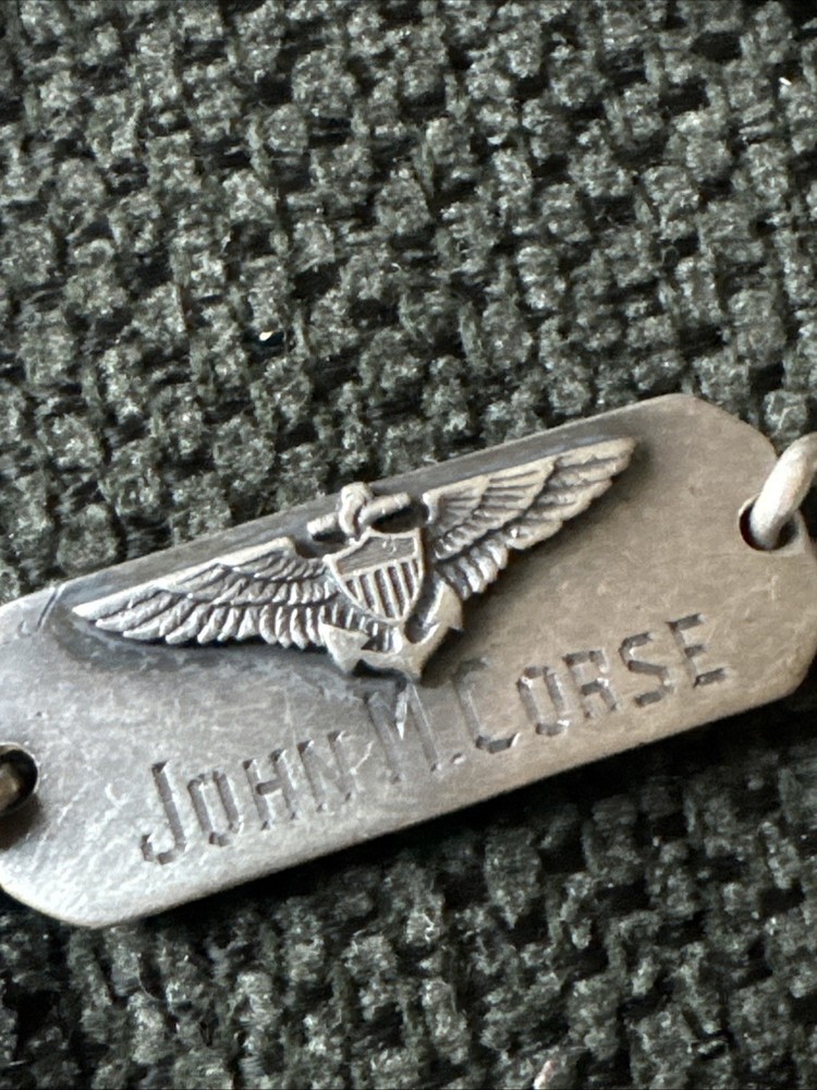 WWII US Navy Pilot’s ID Bracelet-Nane & Serial Number