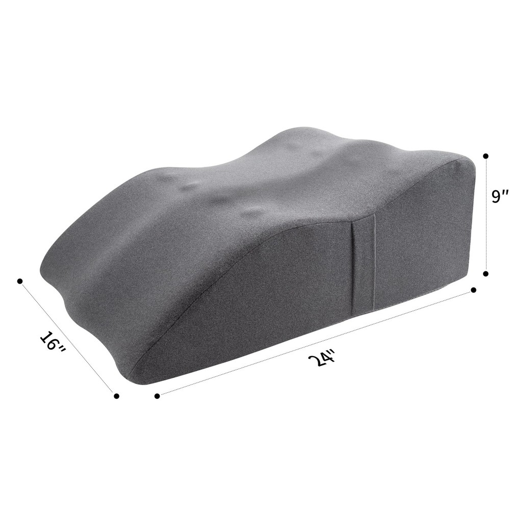 itcozy Leg Elevation Pillow with Soft Memory Foam, Wedge Pillow for Reading, ...