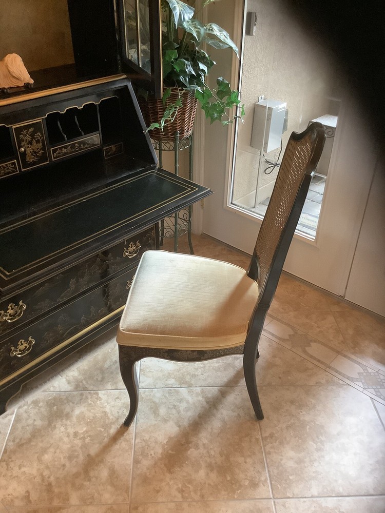 Black Lacquered Secretary Desk