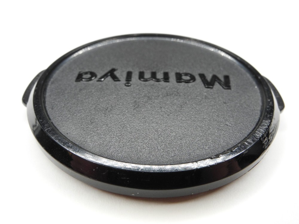 Mamiya 58mm Genuine Black Snap On Front Camera Lens Cap