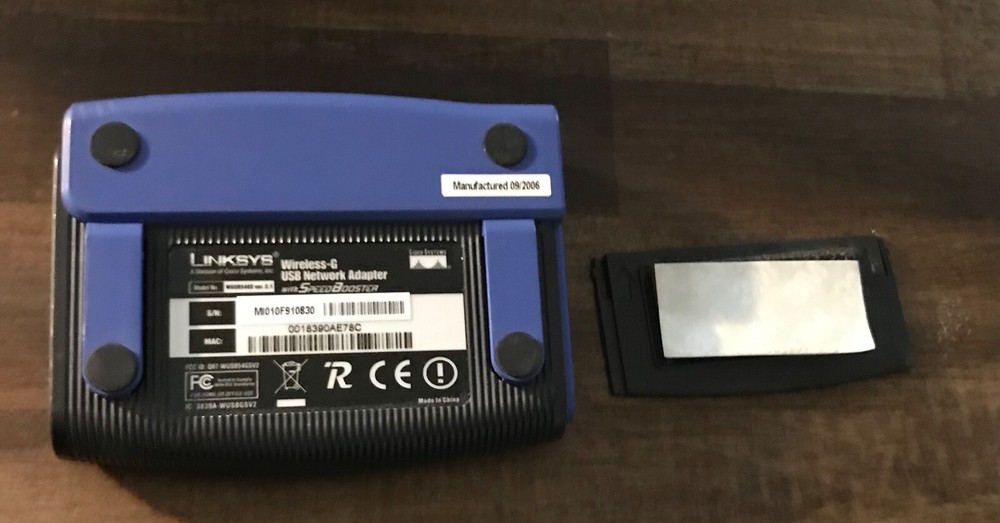 Linksys WUSB54GS Wireless-G USB Network Adapter