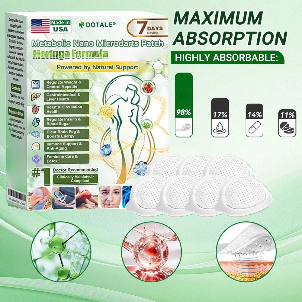 DOTALE Metabolic Nano Microneedle Patch, DOTALE Moringa Patch