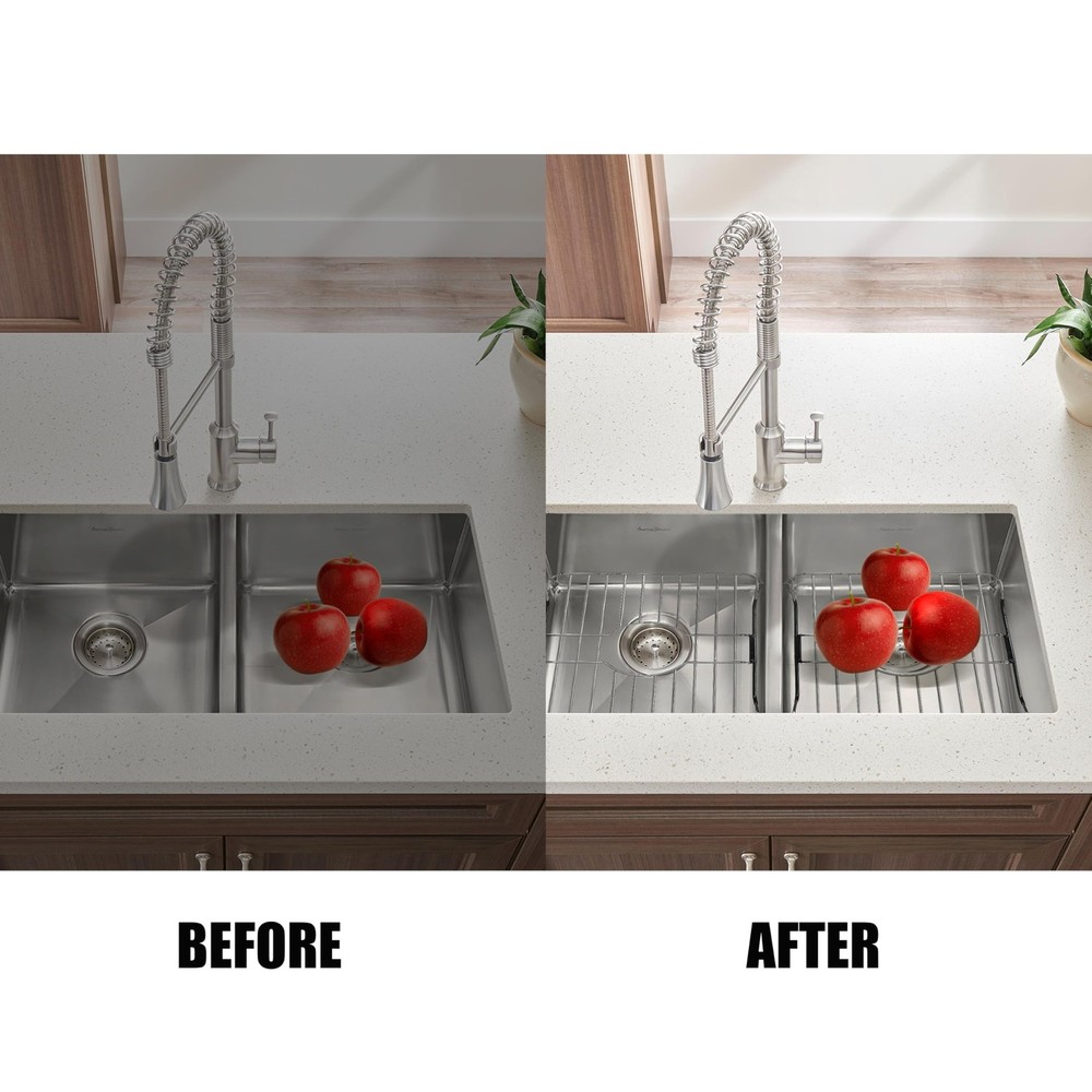 304 Stainless Steel Sink Protector Rack – Rust-Resistant Grid for Kitchen Sin...