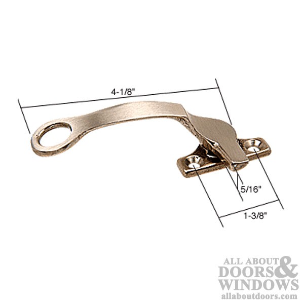Locking Handle, Casement, 1-3/8â, LH  BZ Ring Type