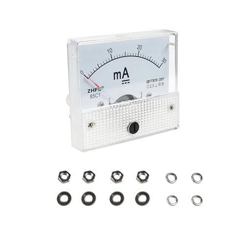 Analog Current Panel Meter DC 0-85C1 Pointer Amp Ammeter 2.5 Accuracy for 30mA