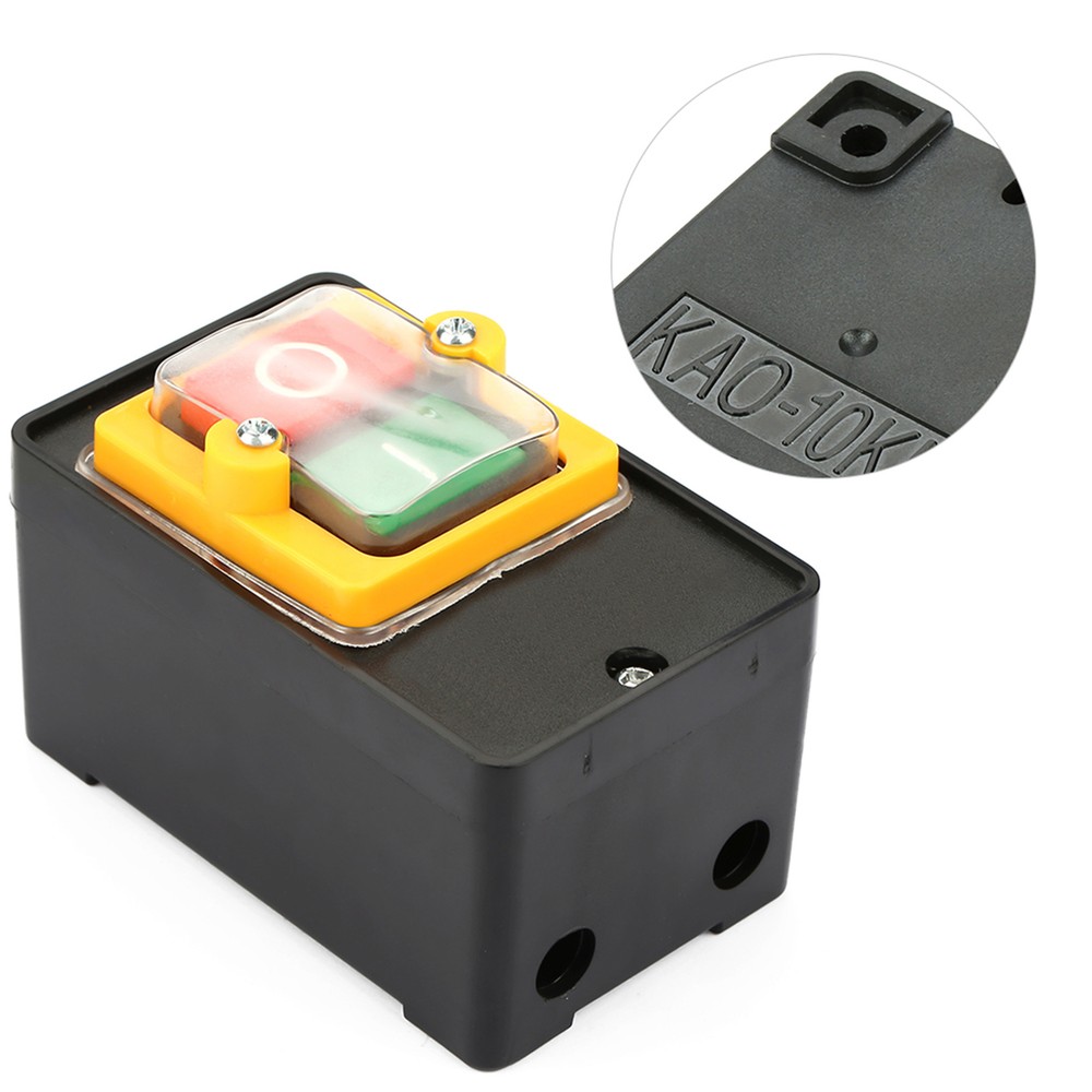 AC220V/380V 10A Waterproof ON/OFF Pushbutton Switch Push Button High Quality