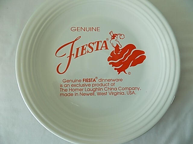 FIESTA WARE ADVERTISEMENT AD CHOP PLATE