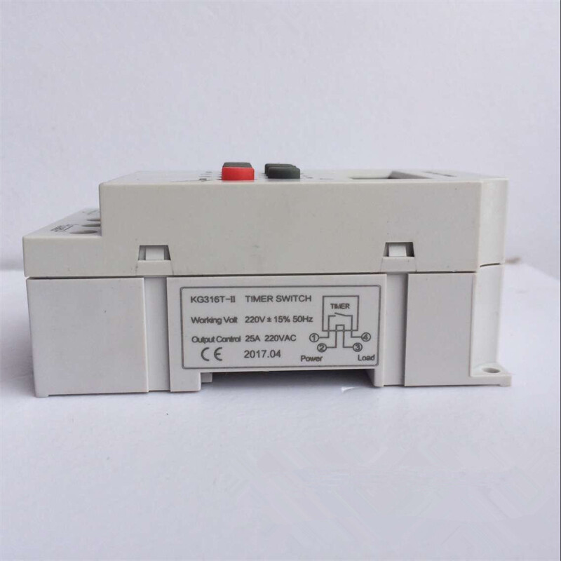Programmable 220V Din Rail Digital LCD Timer Switch Control KG316T-II S190