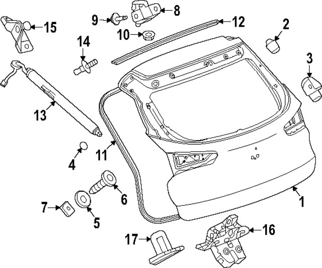Genuine GM Upper Seal 42731742