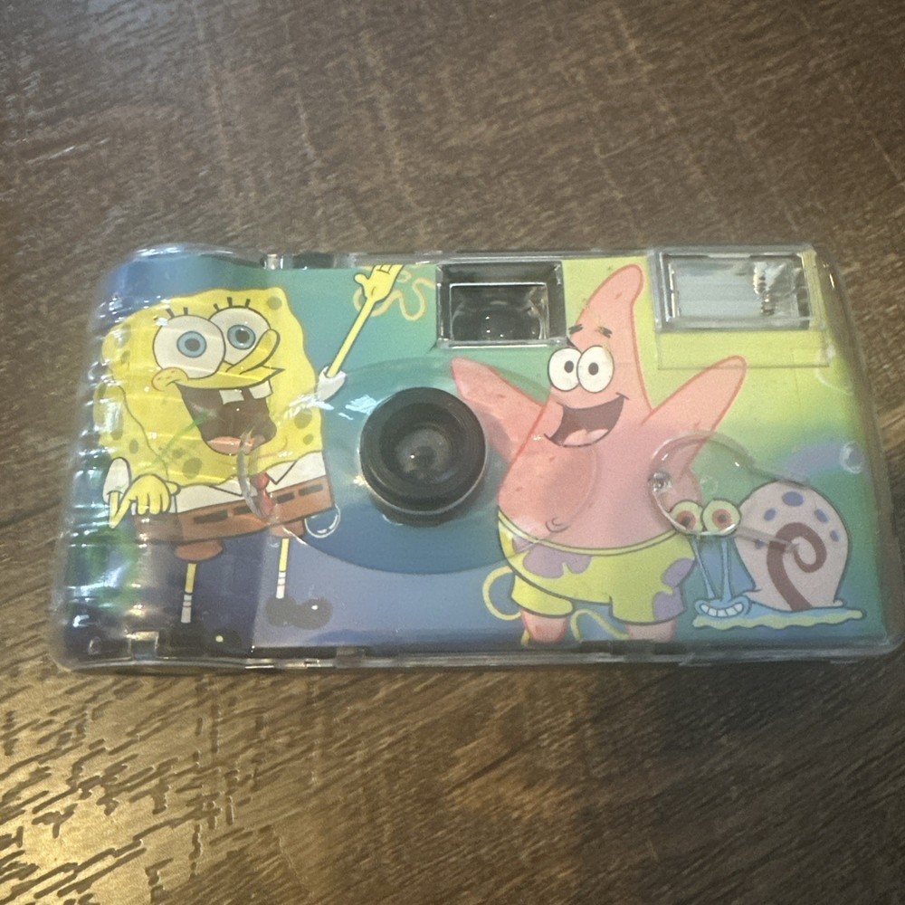 Nickelodeon SpongeBob SquarePants 35MM Flash One Time Use Camera NEW NIP