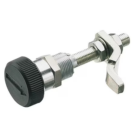 Cam Latch, Nonlocking, Black Plastic, Adjustable: No, 4Rrd5