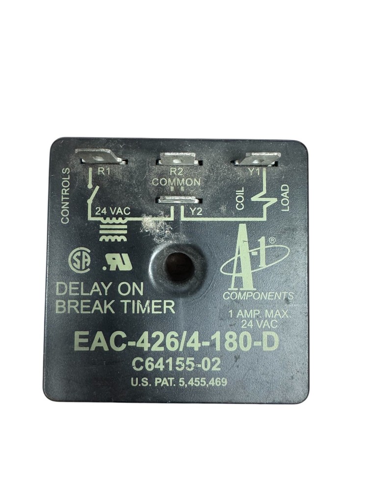 A1 COMPNONENTS EAC-426/4-180-D, 24 VOLT, Delay On Break Timer
