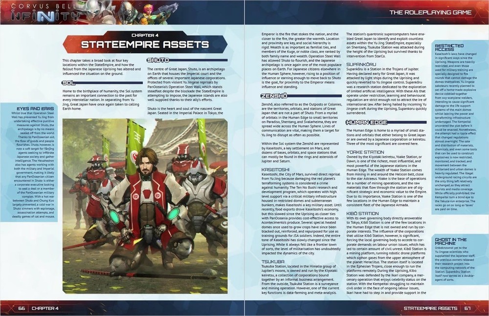 Infinity: Yu Jing Sourcebook | Infinity 2d20 RPG - Corvus Belli