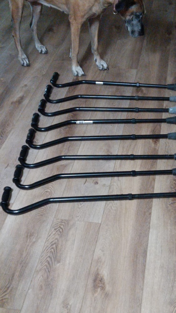 Black Adjustable Height Aluminum Canes for Adults