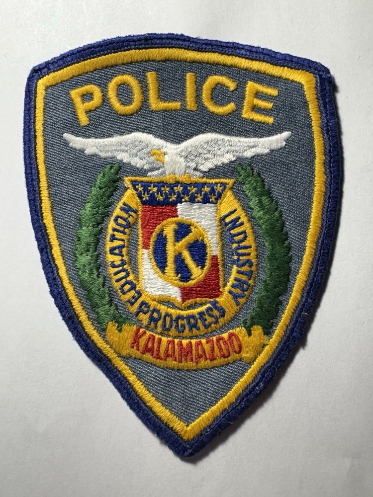 Kalamazoo Michigan Police Patch ~ Vintage