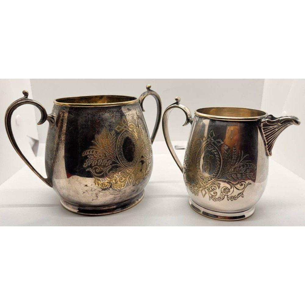 Vintage ROBERT PRINGLE & SONS Silver Plated set