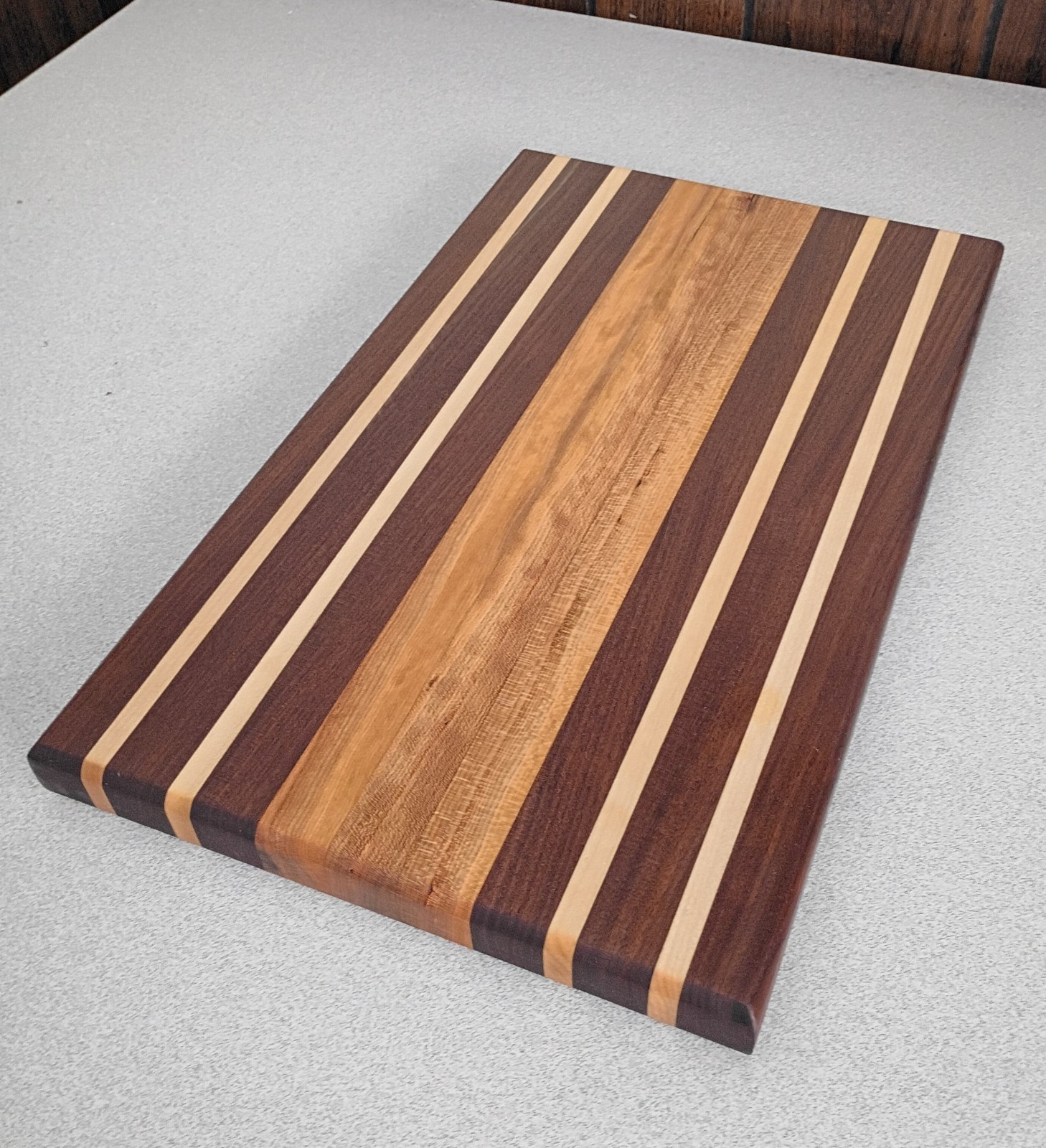 Handmade Cutting Board , Walnut, Maple, And Cherry