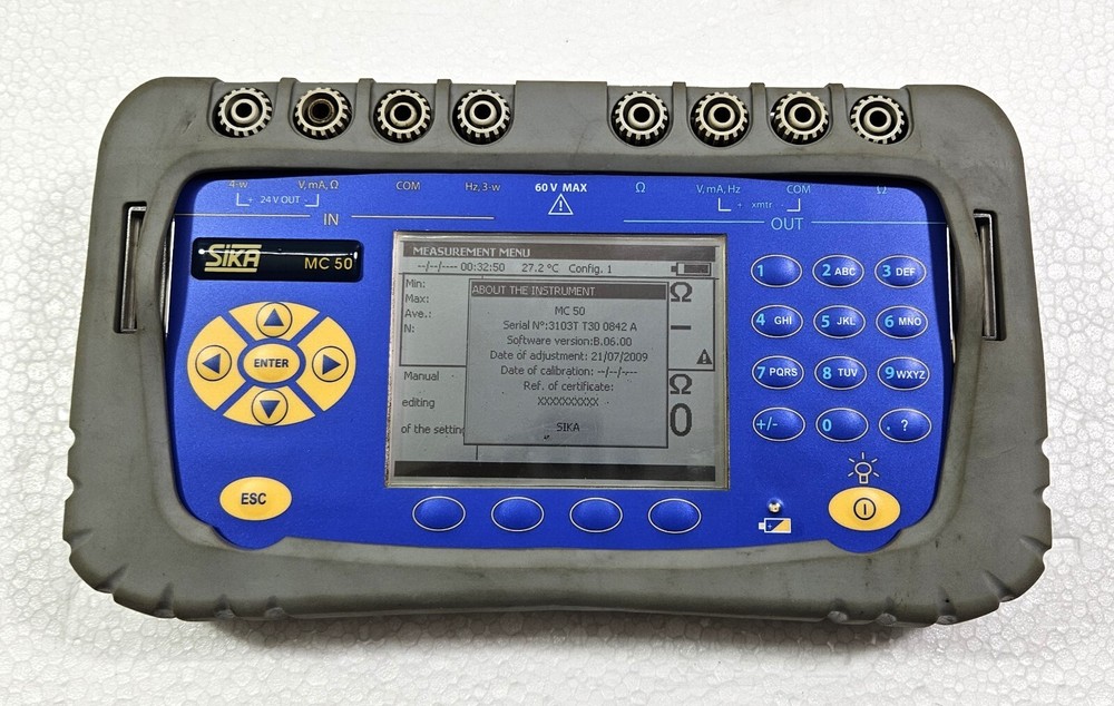 SIKA MC50 MULTIFUNCTION PROCESS CALIBRATOR WEM41001-000