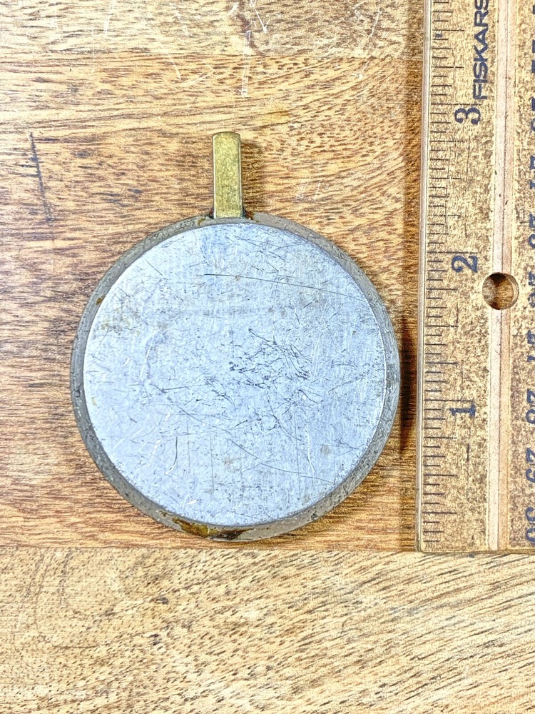 Antique 4.5oz Clock Pendulum Bob  (KD607)