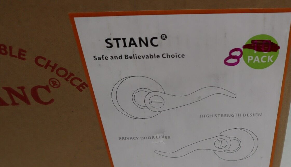 Stianc Privacy Door Lever (8 pack)