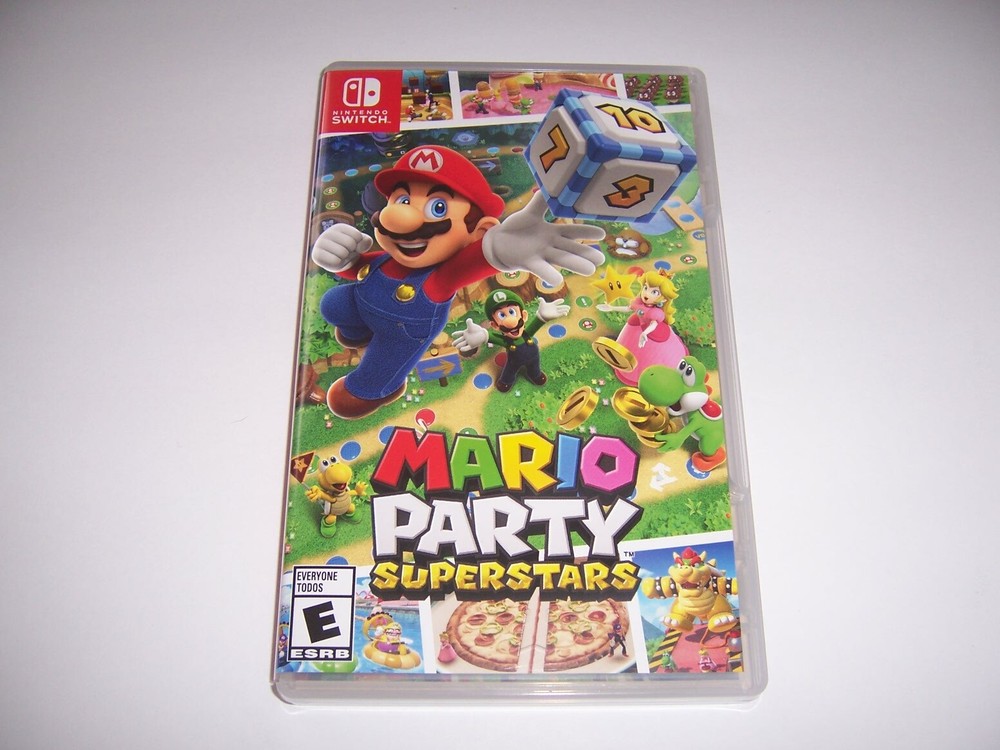 Replacement Authentic Box Case Nintendo Switch for Mario Party Super Stars