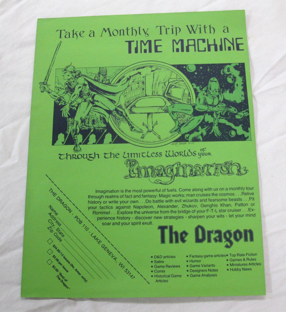 Dungeons & Dragons 1001 Basic Set 2nd Edition TRS Games Incomplete