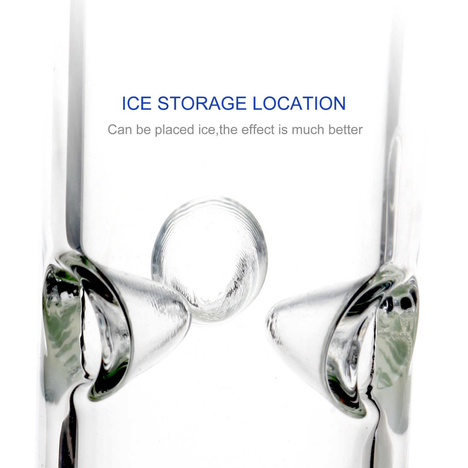 16in Heavy 6mm Thick Glass Bong Smoking Hookah Water Pipe 14mm Bowl Beaker