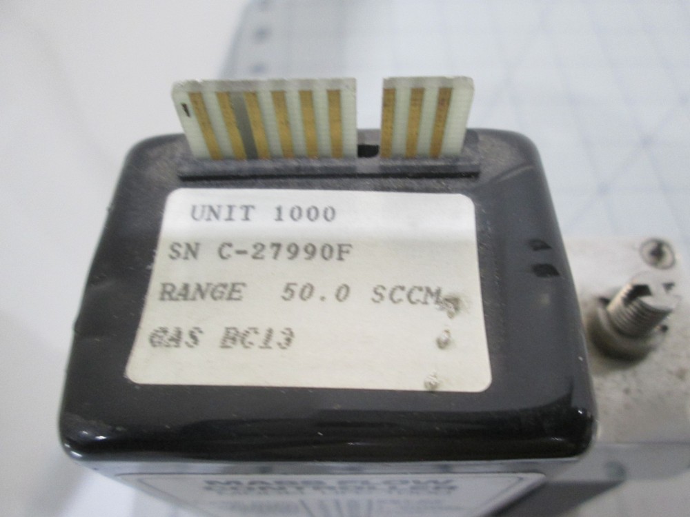 Unit, UFC-1000, Mass Flow Controller, BCL3, 50 SCCM, Used