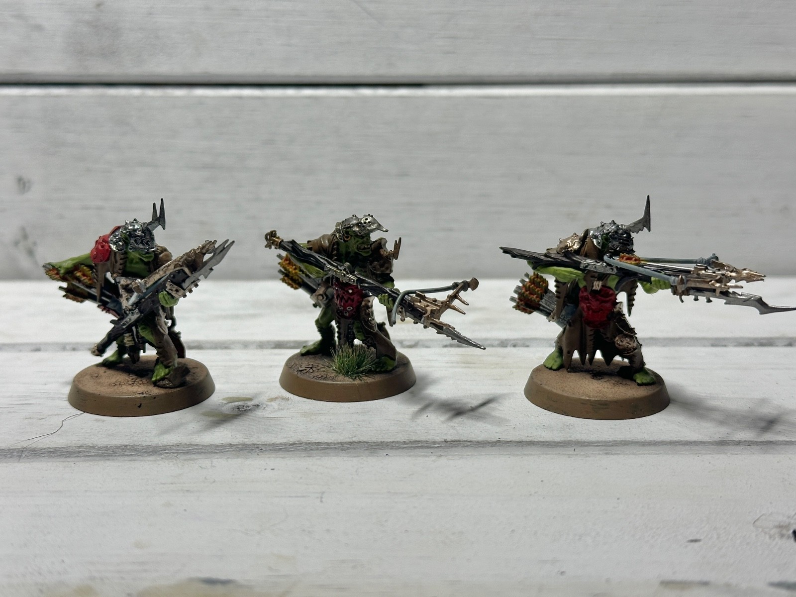 x3 Man-Skewer Boltboyz • Warhammer AOS Age Of Sigmar Kruleboyz • Painted