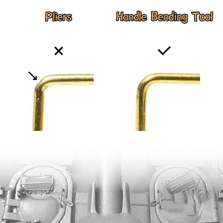 For LIANG-0235 Quick Length Measurement Handle Bending Tool Model Handle Bender