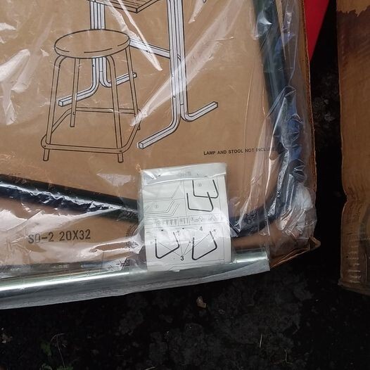 Wallace Design-A-Table Model SD1 for drafting, games, computer 24" × 33" × 3/4"