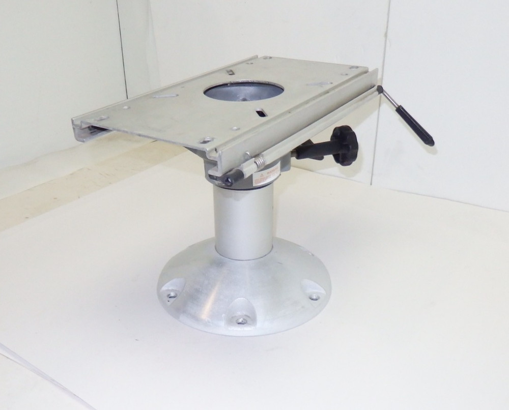 Springfield Locking / Swivel / Sliding Seat Pedestal -- 10" Fixed Height - Nice