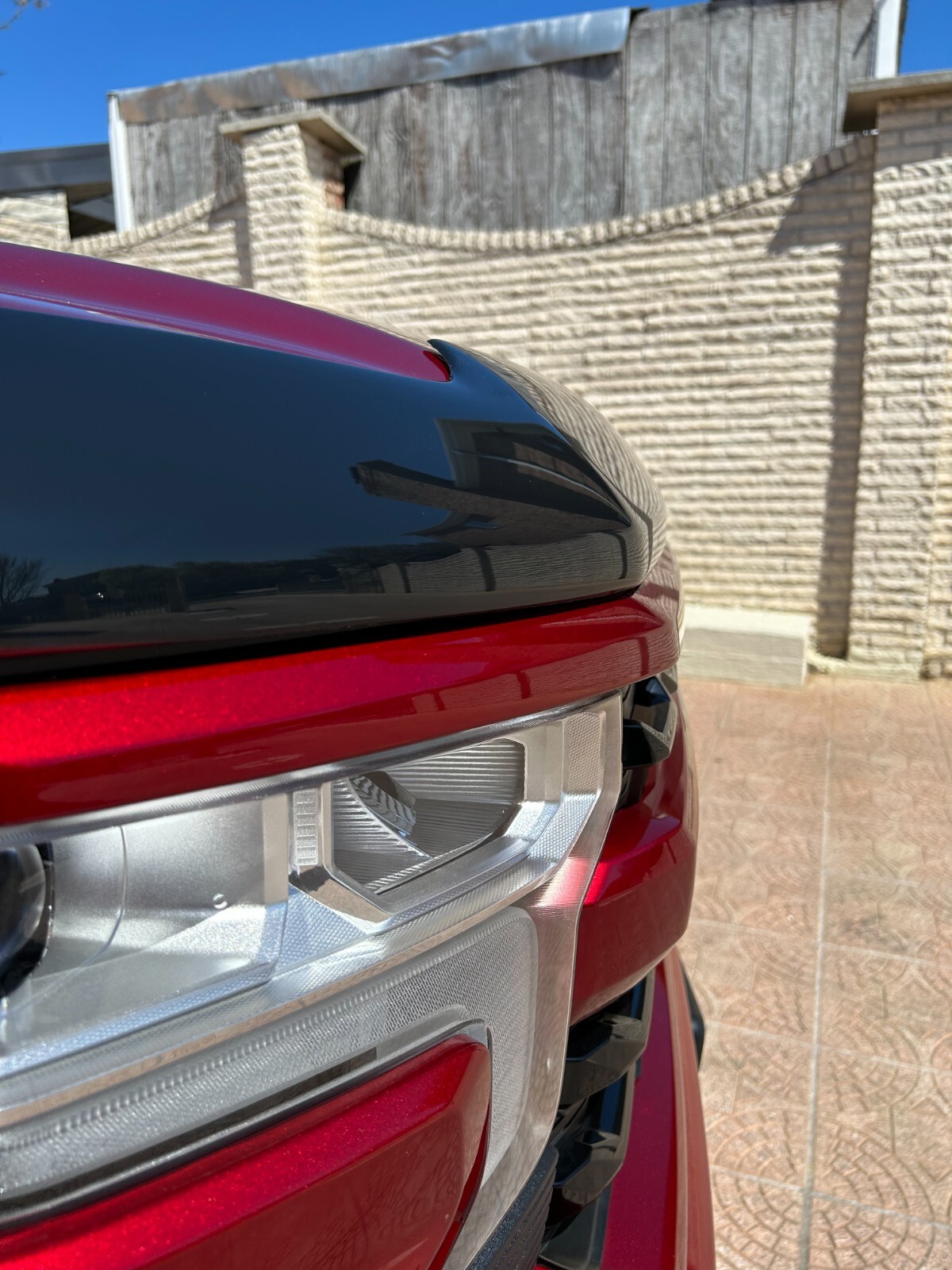 Bug Shield Hood Protector Tape On SMOKED Deflector FOR Dodge Ram 1500 2009-2018