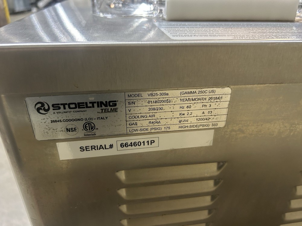 Stoelting VB25-309A Batch Freezer