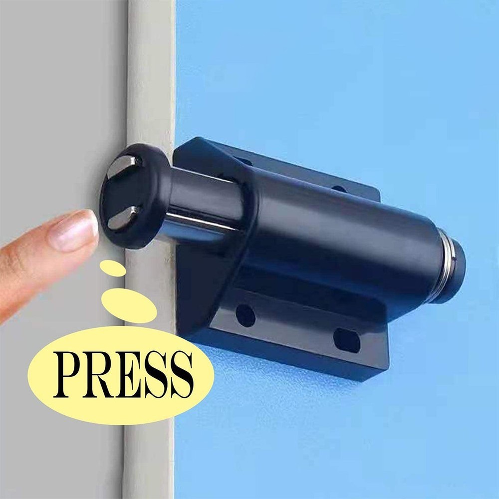 2x Push To Open Touch Latch 46mm*38mm Accessaries Cupboard Drawer Hardware