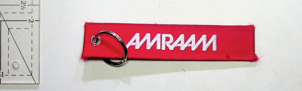 Aviation Keychain Remove Before Flight AMRAAM Red Tag Streamer
