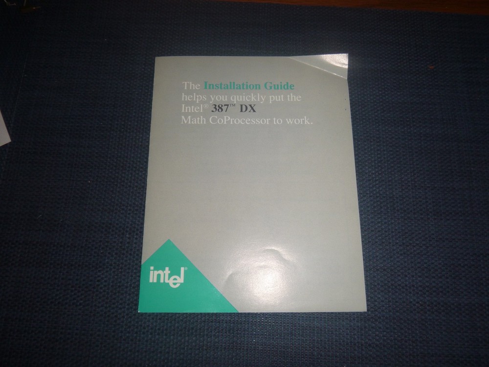 Vintage Intel 387 DX Installation Guide