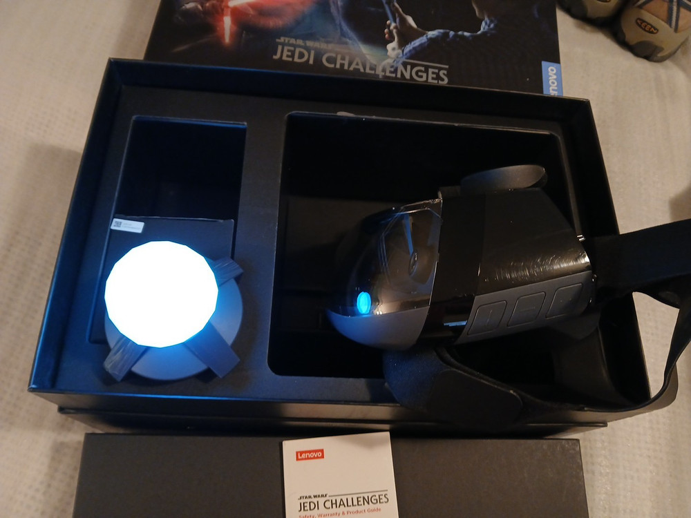 Star Wars Jedi Challenges AR Headset w/ Lightsaber Controller