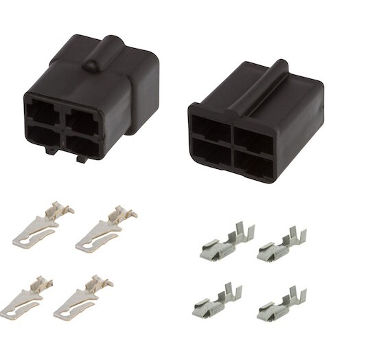 DELPHI PACKARD GM 56 SERIES FOUR CONDUCTOR CONNECTOR SET 16-14  GA.