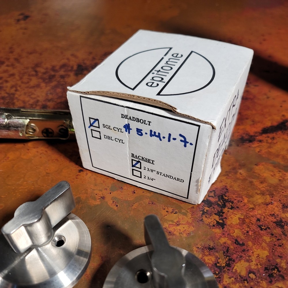 Epitome Deadbolt Parts