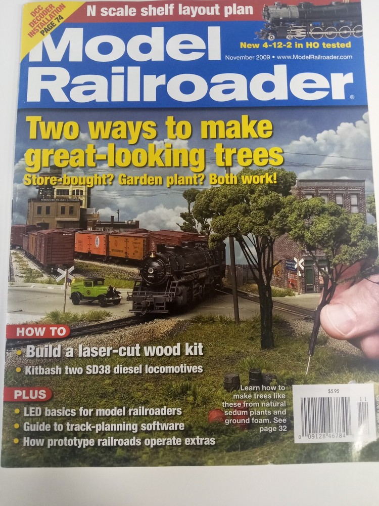 model railroader magazine Nov 2009