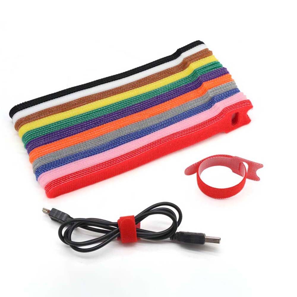 Double sided Strapping Reusable cable ties 12mm wide,Self-adhesive Cable Tidy