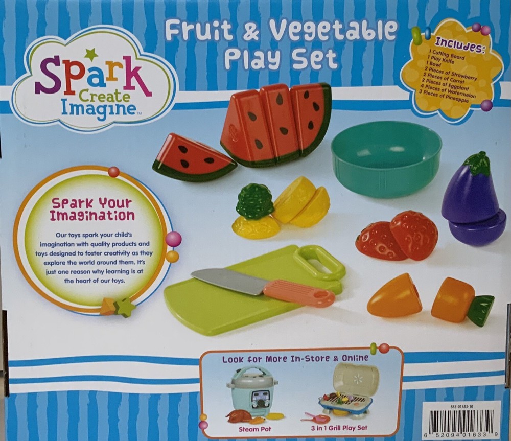 Sparks Create Imagine FRUIT AND VEGETABLE Play Set