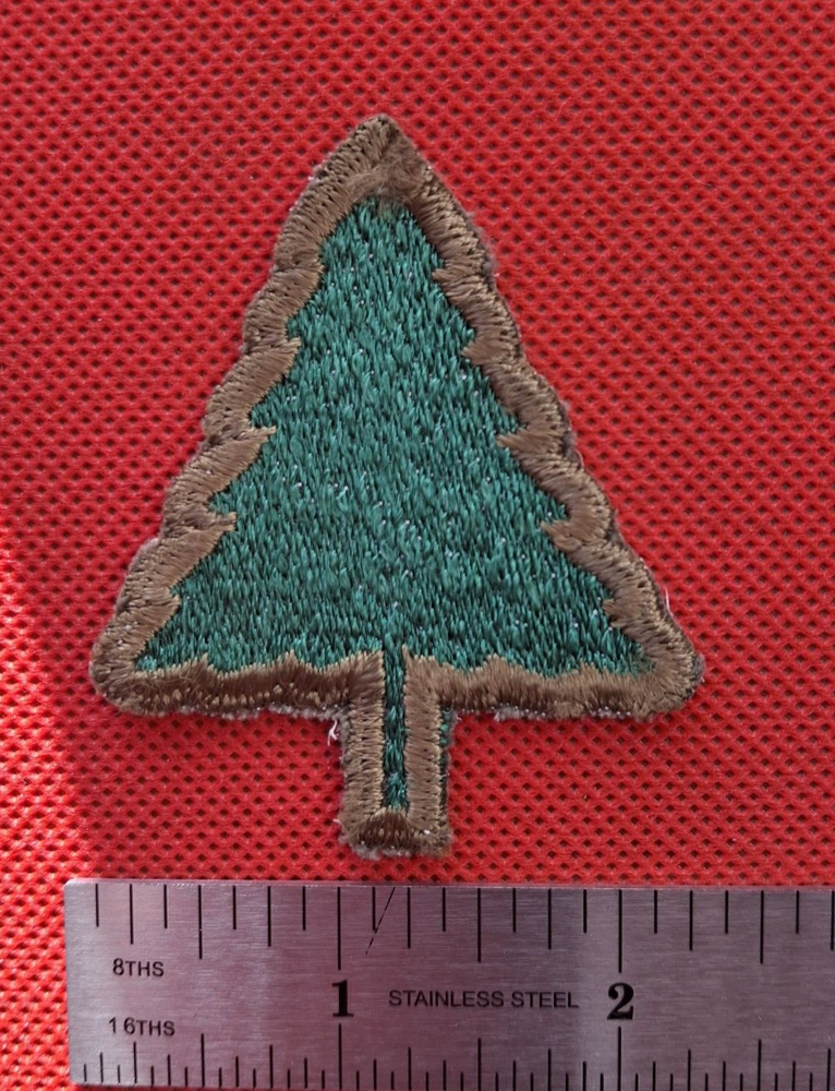 US Army Authentic WW2 91st Infantry Division OD Border Patch