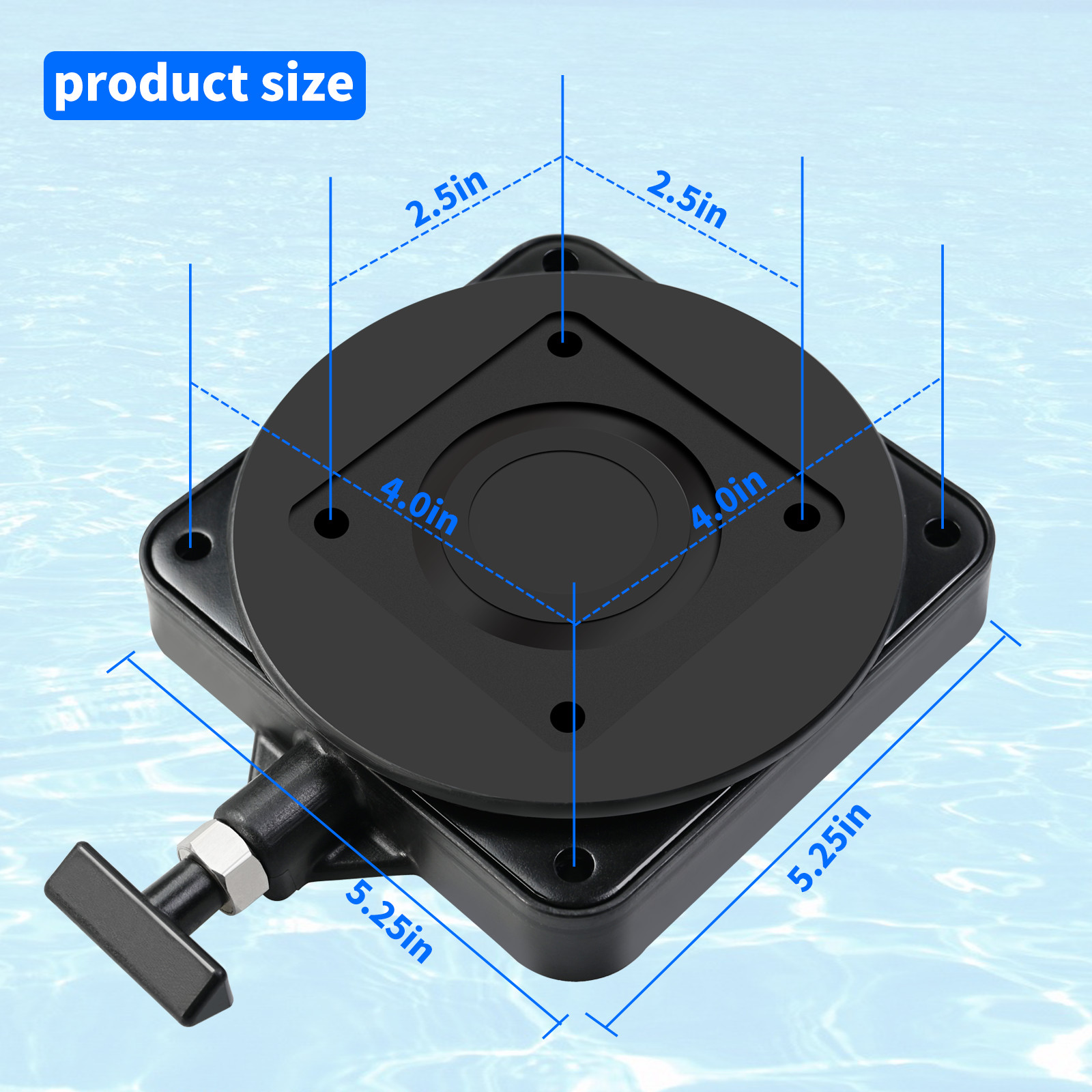 2 pack 2207003 For Cannon Low Profile Swivel Base 3991913 Downrigger mount