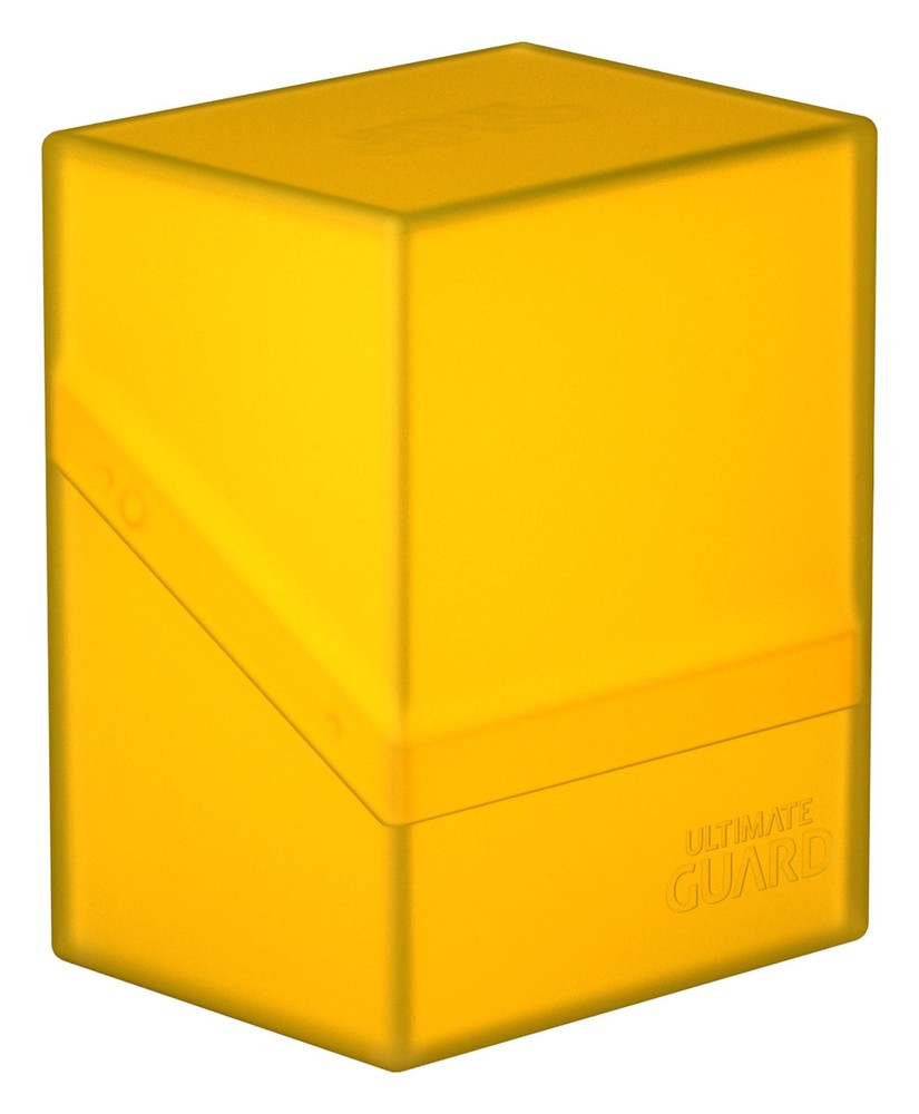 1 Ultimate Guard Amber 80+ Boulder Deck Box