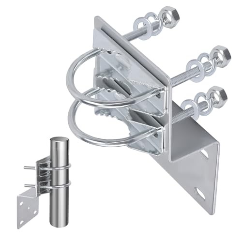 Pole Mounting Bracket, Antenna Mount Bracket, Heavy Duty Antenna Pole Mount, 1
